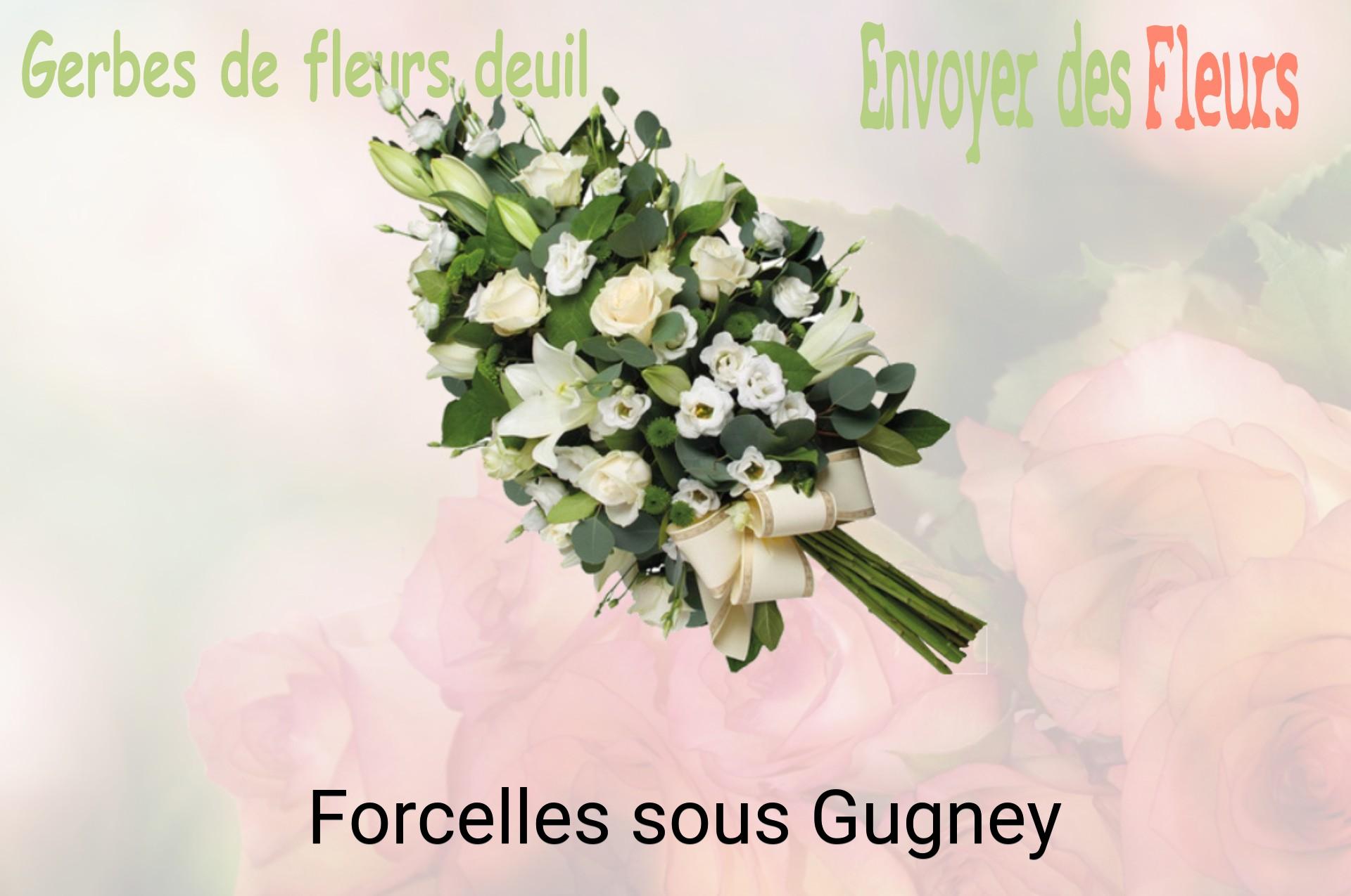 Gerbe de fleurs de deuil livrée à Forcelles-sous-Gugney